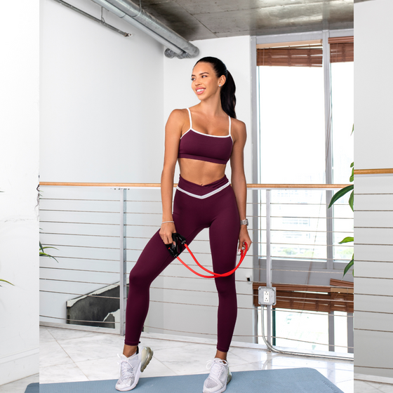 Fashion Look Featuring Avia Activewear Pants and Hanes Bras by